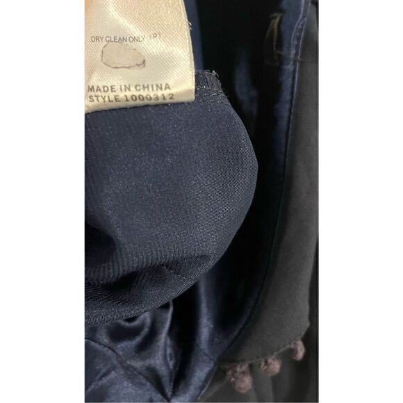 Sheike Navy Blue Off the Shoulder Cropped Jumpsuit - Picture 6 of 6